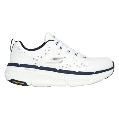 Skechers Men's Max Cushioning Premier 2.0 - Lucid Sneaker in White/Navy Blue, Size | Leather/Syn