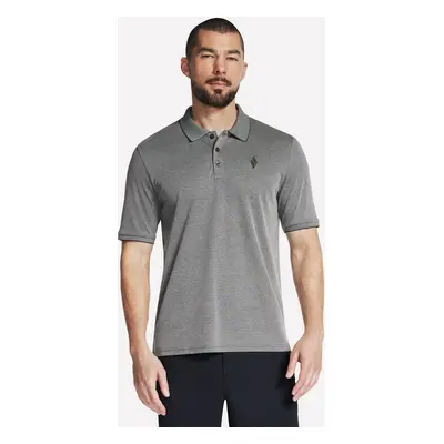 Skechers Men's Off Duty Polo T-Shirt in Charcoal, Size | Organic Cotton/Polyester