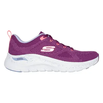 Skechers Women's Arch Fit 2.0 - Fast Paced Sneaker in Purple, Size | Textile/Synthetic, Vegan, M