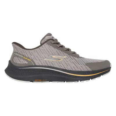 Skechers Men's Slip-ins: GO RUN Consistent 2.0 - Worldview Sneaker in Taupe, Size | Textile/Synt