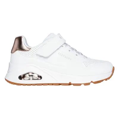 Skechers Girls Uno Gen1 - Summer Core Sneaker in White, Size | Synthetic/Textile