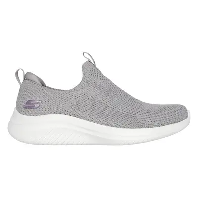 Skechers Women's Ultra Flex 3.0 - All Momentum Sneaker in Gray, Size | Textile/Synthetic, Vegan,