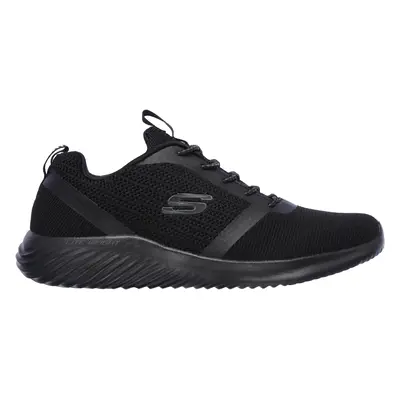 Skechers Men's Bounder Sneaker in Black, Size | Textile/Synthetic, Vegan, Machine Washable