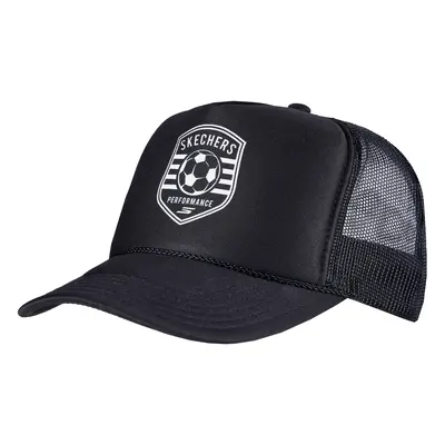 Skechers Men's Performance Trucker Hat in Black | Cotton