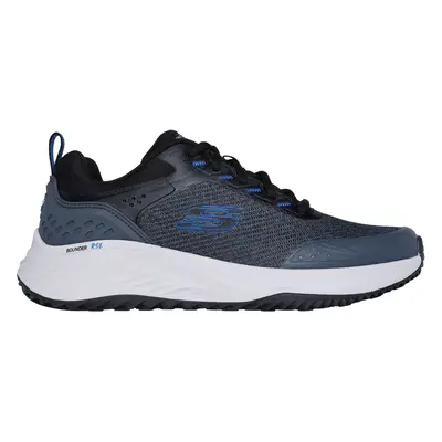 Skechers Men's Bounder RSE - Hazlet Sneaker in Black/Blue, Size | Synthetic/Textile, Machine Was