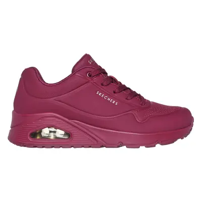 Skechers Women's Uno - Stand on Air Sneaker in Plum, Size | Textile/Synthetic