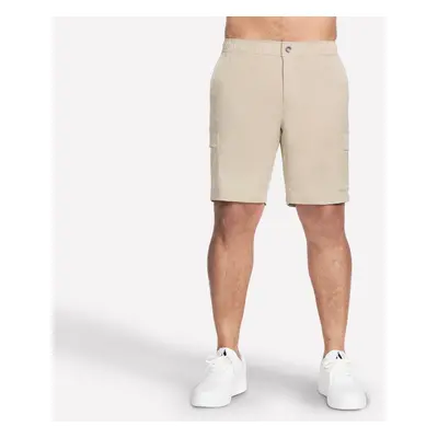 Skechers Men's Downtown Cargo Inch Short in Natural, Size | Polyester