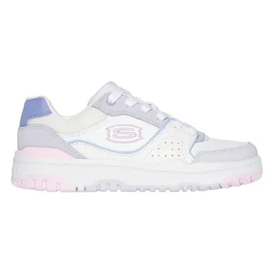 Skechers Girls SKX-228 Sneaker in White | Leather/Synthetic