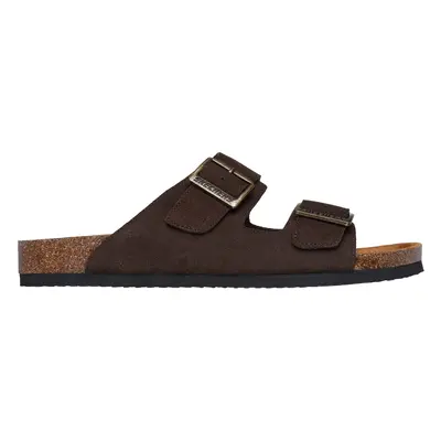 Skechers Men's Relaxed Fit: Aidan - Leelan Sandals in Chocolate, Size | Leather/Metal/Leather