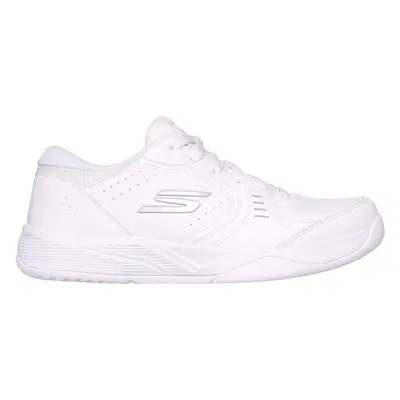 Skechers Women's Viper Court Smash - Pickleball Sneaker in White, Size | Textile/Synthetic, Vega