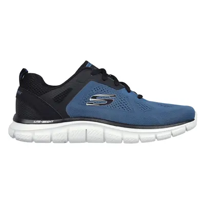 Skechers Men's Track - Broader Sneaker in Blue/Black, Size | Textile/Synthetic, Vegan, Machine W