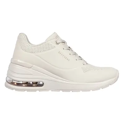 Skechers Women's Million Air - Elevated Air Sneaker in Off White, Size | Synthetic