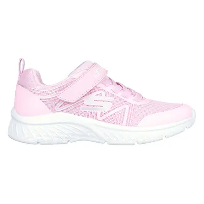 Skechers Girls Microspec Plus - Swirl Sweet Sneaker in Light Pink, Size | Synthetic/Textile, Mac