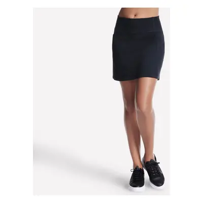 Skechers Women's GO FLEX Skort in Black, Size Medium | Nylon/Spandex