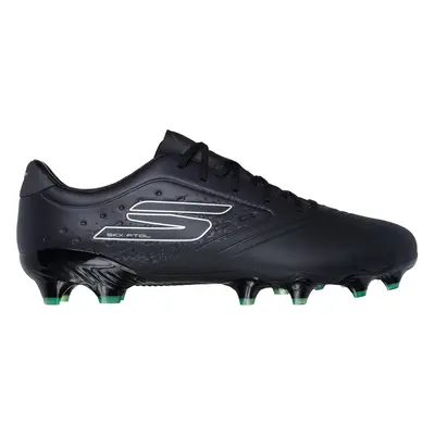 Skechers Razor 1.5 Academy FG Shoes in Black/Silver, Size | Synthetic