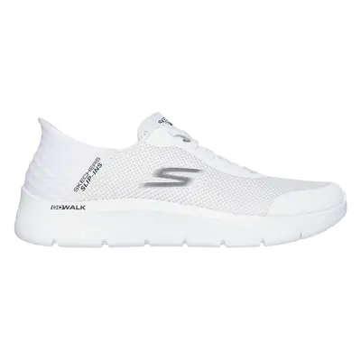 Skechers Men's Slip-ins: GO WALK Flex - Hands Up Sneaker in White, Size | Textile/Synthetic, Veg