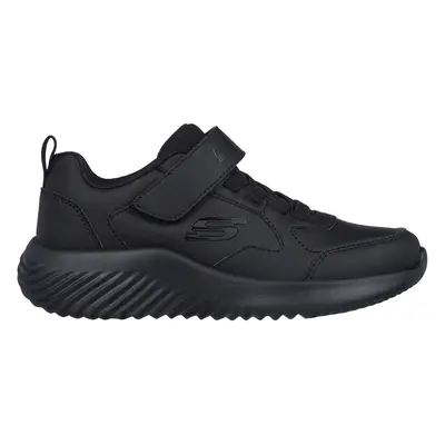 Skechers Boy's Bounder - Power Study Sneaker in Black, Size | Synthetic, Machine Washable