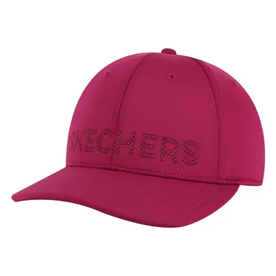 Skechers Women's Tonal Logo Hat in Pink/Red | Polyester/Spandex