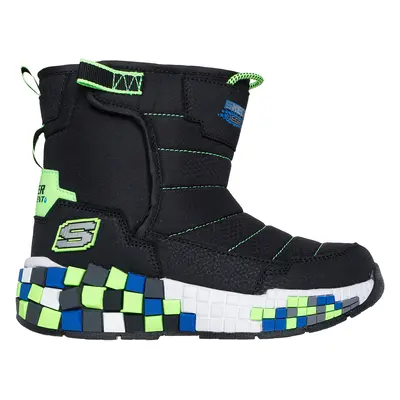 Skechers Boy's Mega-Craft 3.0 Boots in Black/Lime, Size | Textile/Synthetic