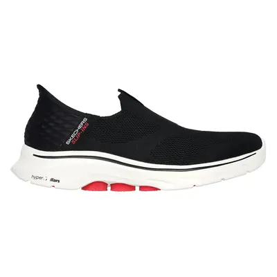 Skechers Men's Slip-ins: GO WALK - Easy On Sneaker in Black/White, Size | Textile/Synthetic, Mac