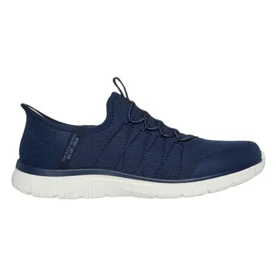 Skechers Women's Slip-ins: Virtue - Glow Sneaker in Navy Blue, Size | Textile/Synthetic, Vegan, 