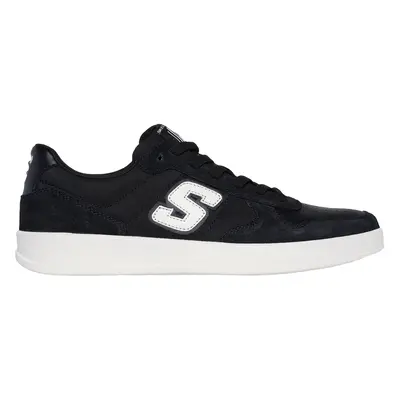 Skechers Men's New Wave Cup - Calven Sneaker in Black, Size | Leather/Textile/Synthetic