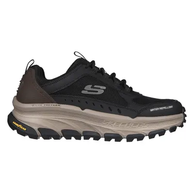 Skechers Men's Relaxed Fit: D'Lux Trekker Sneaker in Black/Natural, Size | Leather/Synthetic/Tex