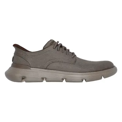 Skechers Men's Slip-ins: Garza - Clive Sneaker in Dark Taupe, Size | Textile, Vegan