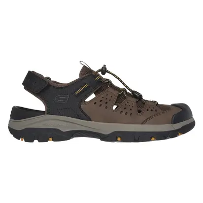 Skechers Men's Relaxed Fit: Tresmen - Menard Sandals in Brown/Black, Size | Textile/Synthetic, V