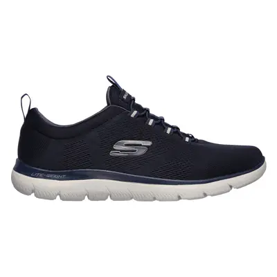 Skechers Men's Summits - Louvin Sneaker in Navy Blue, Size | Textile/Synthetic, Machine Washable