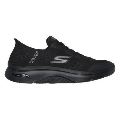 Skechers Men's Slip-ins: GO WALK Arch Fit 2.0 - Simplicity Sneaker in Black, Size | Textile/Synt