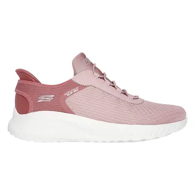 Skechers Women's Slip-ins: BOBS Sport Squad Chaos Sneaker in Blush Pink, Size | Textile/Syntheti