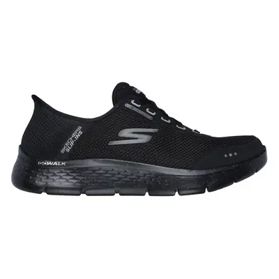 Skechers Men's Slip-ins: GO WALK Flex - Waterproof Sneaker in Black, Size | Textile/Synthetic, V