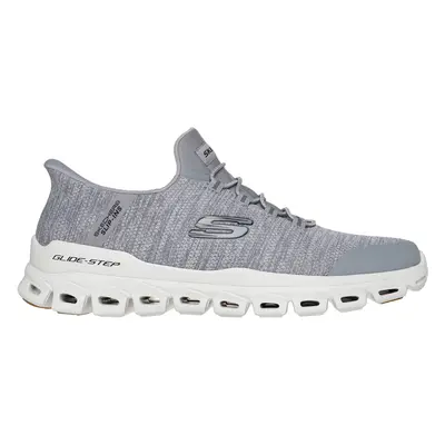 Skechers Men's Slip-ins: Glide-Step - Zefyr Sneaker in Gray, Size | Textile/Synthetic, Vegan