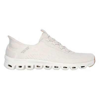 Skechers Women's Slip-ins: Glide-Step - Tranquility Sneaker in Natural, Size | Textile/Synthetic