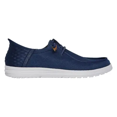 Skechers Men's Slip-ins Relaxed Fit: Melson - Berlaine Sneaker in Navy Blue, Size | Textile