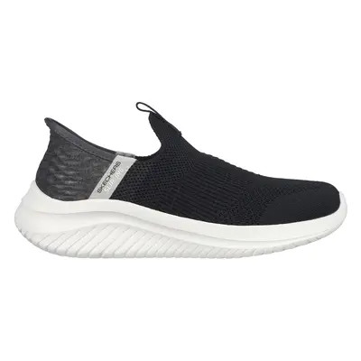 Skechers Boy's Slip-ins: Ultra Flex 3.0 - Smooth Step Sneaker in Black/White, Size | Textile, Ma