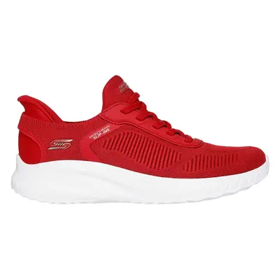 Skechers Women's Slip-ins: BOBS Sport Squad Chaos Sneaker in Red, Size | Textile/Synthetic, Vega