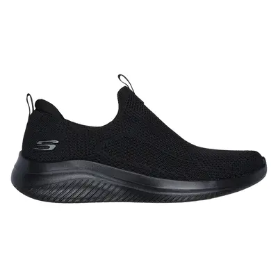 Skechers Women's Ultra Flex 3.0 - All Momentum Sneaker in Black, Size | Textile/Synthetic, Vegan