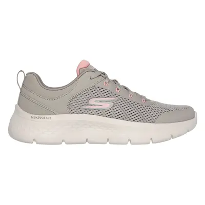 Skechers Women's GO WALK Flex - Caley Sneaker in Taupe/Pink, Size | Synthetic/Textile, Vegan, Ma