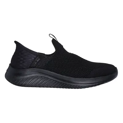 Skechers Boy's Slip-ins: Ultra Flex 3.0 - Smooth Step Sneaker in Black, Size | Textile, Machine 