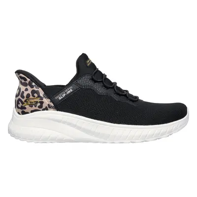 Skechers Women's Slip-ins: BOBS Sport Squad Chaos - Seize The Hour Sneaker in Black, Size | Text