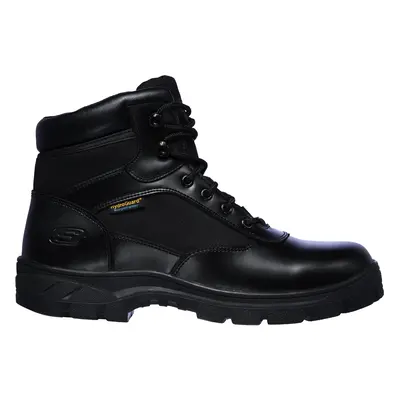 Skechers Men's Work: Wascana - Benen WP SR Boots in Black, Size | Leather/Textile/Synthetic