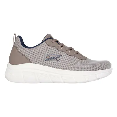 Skechers Men's BOBS Sport B Flex - Icy Edge Sneaker in Taupe, Size | Textile/Synthetic