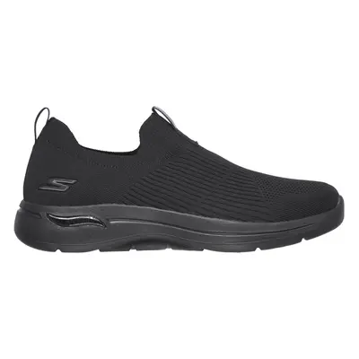 Skechers Men's GoWalk Arch Fit - Iconic Slip-On Shoes in Black, Size | Textile/Synthetic