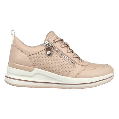 Skechers Women's Billion - Side Lines Sneaker in Natural, Size | Synthetic/Textile, Machine Wash