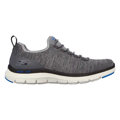 Skechers Men's Flex Advantage 4.0 - Contributor Sneaker in Gray/Black, Size | Textile/Synthetic,