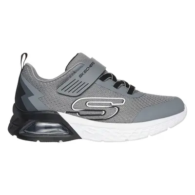 Skechers Boy's Microspec Max II - Vodrox Sneaker in Gray/Black, Size | Textile/Synthetic