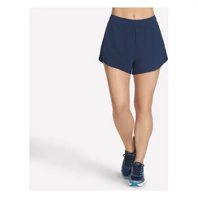 Skechers Women's Performance Inch Hybrid Short in Navy Blue, Size Small | Polyester/Spandex