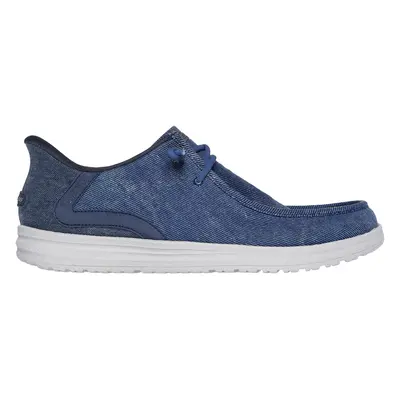 Skechers Men's Slip-ins Relaxed Fit: Melson - Coronado Sneaker in Denim, Size | Textile/Syntheti